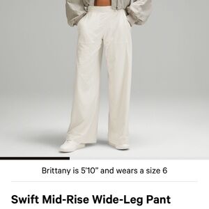 Women’s lululemon athletica White Wide-Leg Pants